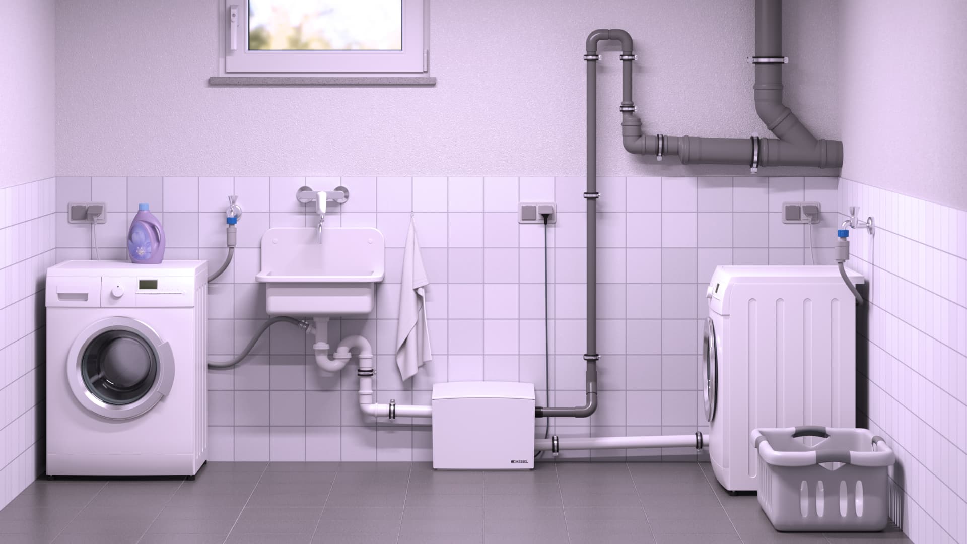 EBV_Minilift_S_Ueberflur_Waschkueche Bild KESSEL